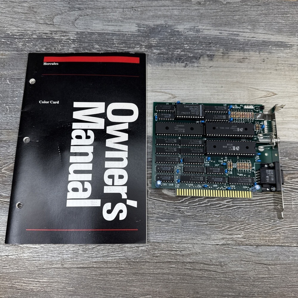 HERCULES COMPUTER TECHNOLOGY, HGC, GRAPHICS CARD GB201 REV B - Untested / Parts